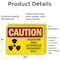 Signmission Radiation & Laser Sign, 7 in H x 10 in W, Vinyl Decal, Rectangle OS-2PACK-CR-D-710-L-10159 - alternate 6